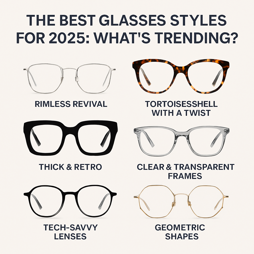 The Best Glasses Styles for 2025: What’s Trending?